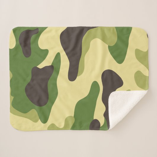 Camouflage Sherpadecke (Vorderseite (Horizontal))