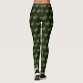 Camouflage Silhouette Bunny Rabbit Leggings (Rückseite)