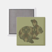 Camouflage Silhouette Osterfest Magnet (Vorderseite/Rückseite)