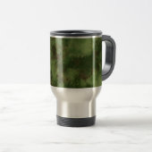 Camouflage Silver Thermal Travel Mug Reisebecher (VorderseiteRechts)