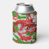 Camouflage Silver Xmas Muster Dosenkühler (Kanne Rückseite)