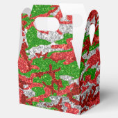 Camouflage Silver Xmas Muster Geschenkschachtel (Geöffnet)