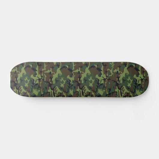 Camouflage Skate Deck Skateboard (Horizontal)