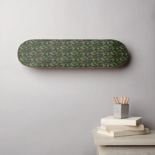 Camouflage Skateboard (Wandkunst (Horz))