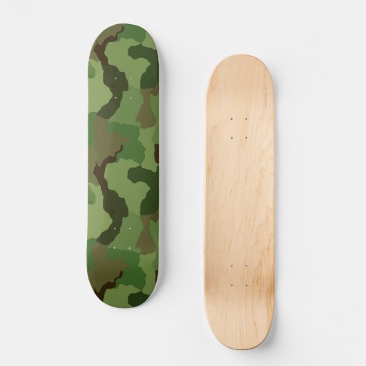 Camouflage Skateboard (Vorderseite)