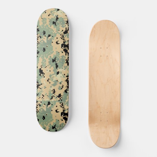 Camouflage Skateboard (Vorderseite)