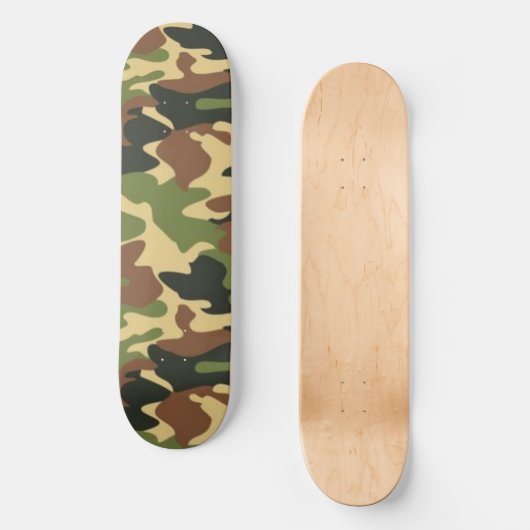 camouflage skateboard (Vorderseite)