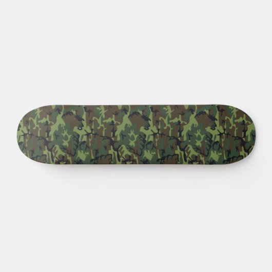 Camouflage Skateboard Deck (Horizontal)