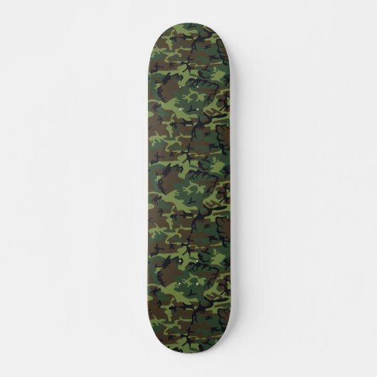 Camouflage Skateboard Deck (Vorne)