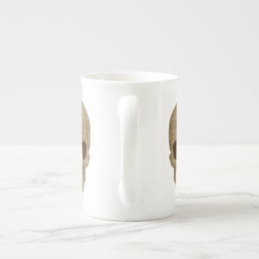 Camouflage Skull Bone China Tasse (Rückseite)