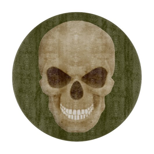 Camouflage Skull Cutting Board Schneidebrett (Vorderseite)