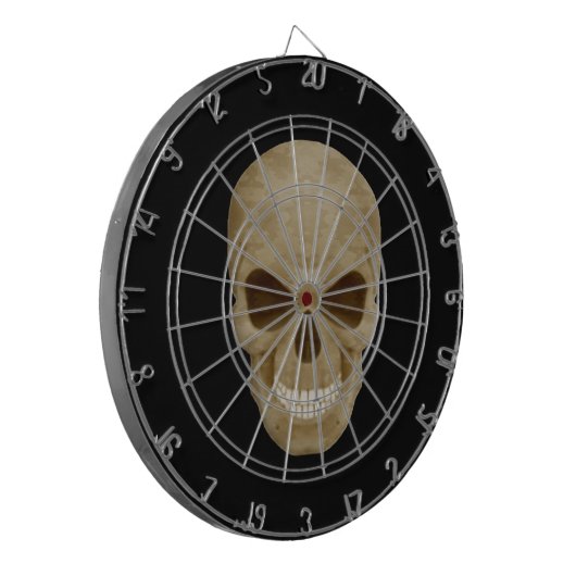 Camouflage Skull Dart Board Dartscheibe (Vorderseite Links)