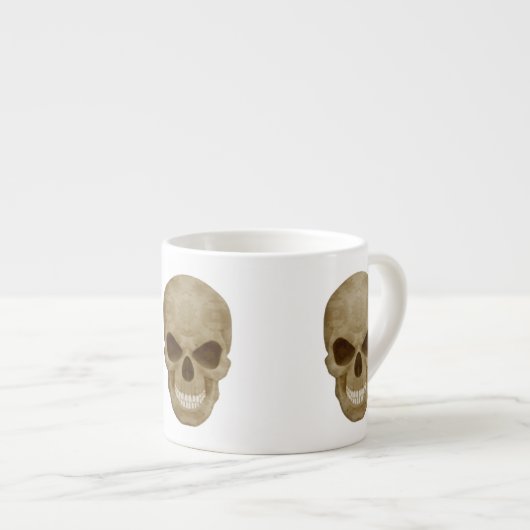 Camouflage Skull Espresso Tasse (Vorderseite Rechts)