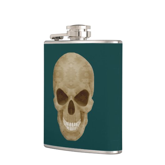 Camouflage Skull Flask Flachmann (Links)