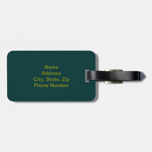 Camouflage Skull-Gepäckmarke Gepäckanhänger (Rückseite horizontal)