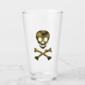 Camouflage Skull Glas (Vorderseite)