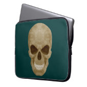 Camouflage Skull Laptop Sleeve (Vorderseite Links)