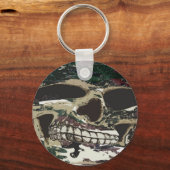 Camouflage Skull Schlüsselanhänger (Vorderseite)