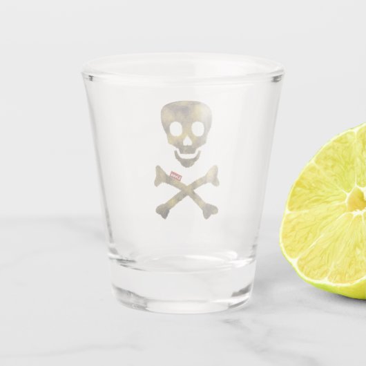 Camouflage Skull Schnapsglas (Rückseite)