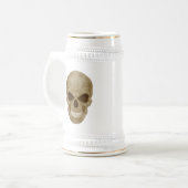 Camouflage Skull Stein Bierglas (Vorderseite Links)