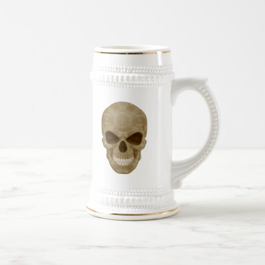 Camouflage Skull Stein Bierglas (Rechts)