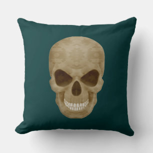 Camouflage Skull Throw Kissen