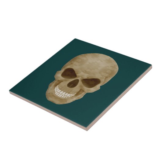 Camouflage Skull Tile Fliese (Seite)