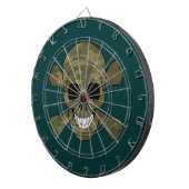 Camouflage Skull und Crossbones Dart Board Dartscheibe (Vorderseite rechts)