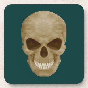 Camouflage Skull Untersetzer