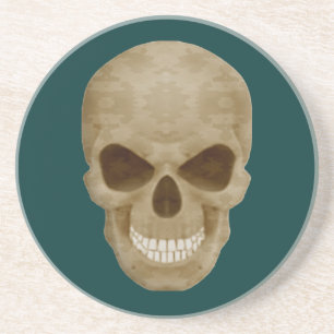 Camouflage Skull Untersetzer