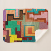 Camouflage Small Sherpa Blanket Sherpadecke (Vorderseite (Horizontal))