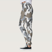 Camouflage Snow Wüste Gemustert | LEGGINGS (Links)