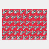 Camouflage Snowmobile Geschenkpapier Set (Vorderseite)