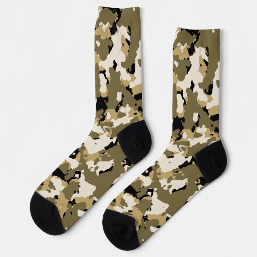 Camouflage Socken (Linkes Detail)