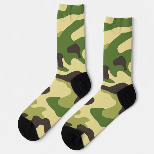 Camouflage Socken (Linkes Detail)