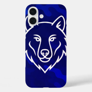 Camouflage Spirit - Kunst der White Wolf Line iPhone 16 Plus Hülle