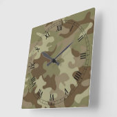 Camouflage Square römische Numerus Uhr (Winkel)