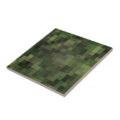 Camouflage Squared Green Fliese (Seite)