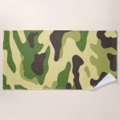 Camouflage Strandtuch (Vorderseite)