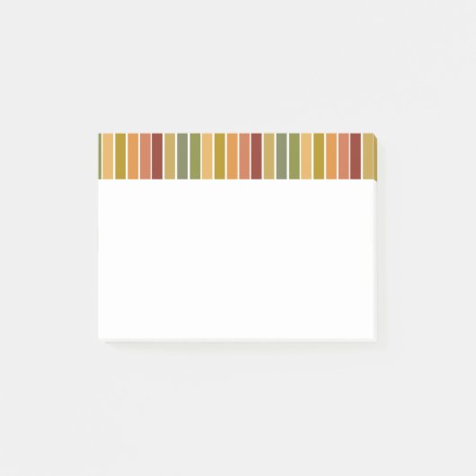 Camouflage Streifen Post-it Klebezettel (Vorderseite)
