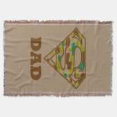 Camouflage Super Vater Decke (Vorderseite)