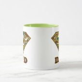 Camouflage Super Vater Tasse (Zentrum)