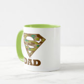 Camouflage Super Vater Tasse (Vorderseite Links)