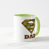 Camouflage Super Vater Tasse (VorderseiteRechts)