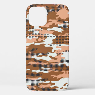 Camouflage Tapete mit Polka Punkte abstrakt Naht Case-Mate iPhone Hülle