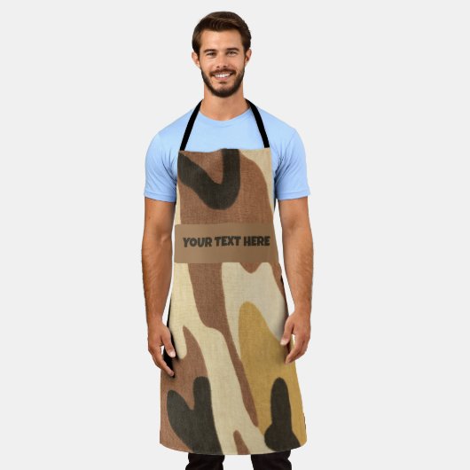 Camouflage Tarngrill, Camouflage Personalisiert Schürze (Getragen)