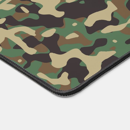 Camouflage Tarnmuster personalisierte Bezeichnung Schreibtischunterlage (Ecke)