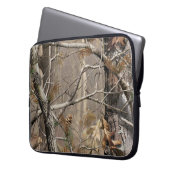 Camouflage-Tarnung, die wirklichen Baum 15" Laptopschutzhülle (Vorderseite Links)