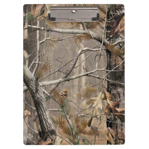 Camouflage-Tarnung, die wirkliches Baum Hunte Klemmbrett