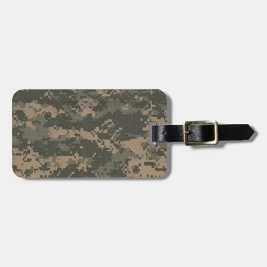 Camouflage-Tarnung Klimaanlage Digital Gepäckanhänger (Vorderseite horizontal)